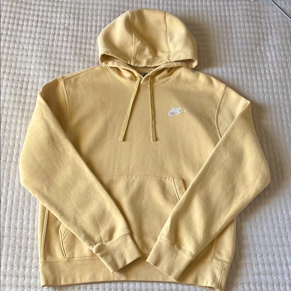 Nike Sweaters - Nike - Butter Yellow Hoodie, Unisex, Size S